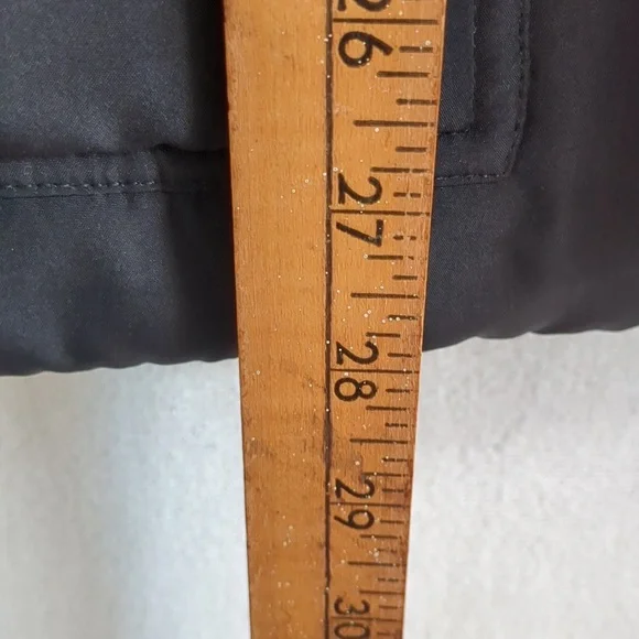 Ruff Hewn Men's Sherpa Collar Lined Black Puffer Vest Size Medium EUC - Picture 11 of 12